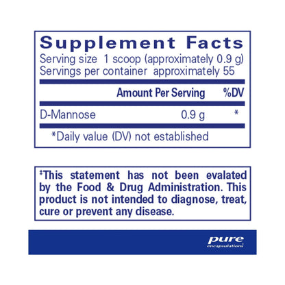 Pure Encapsulations D-Mannose Powder 50g