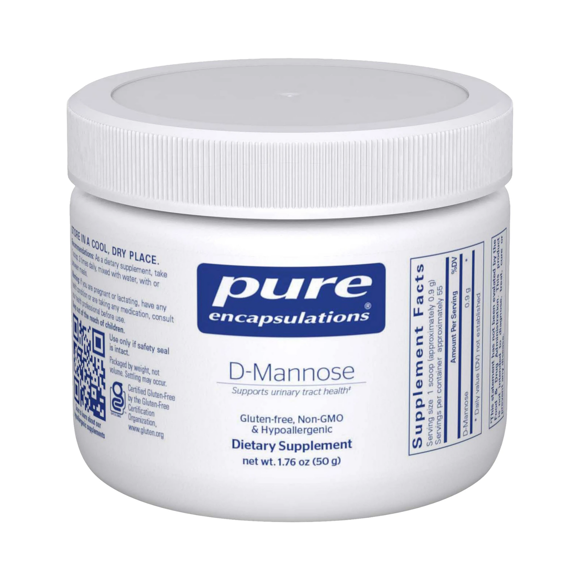 Pure Encapsulations D-Mannose Powder 50g