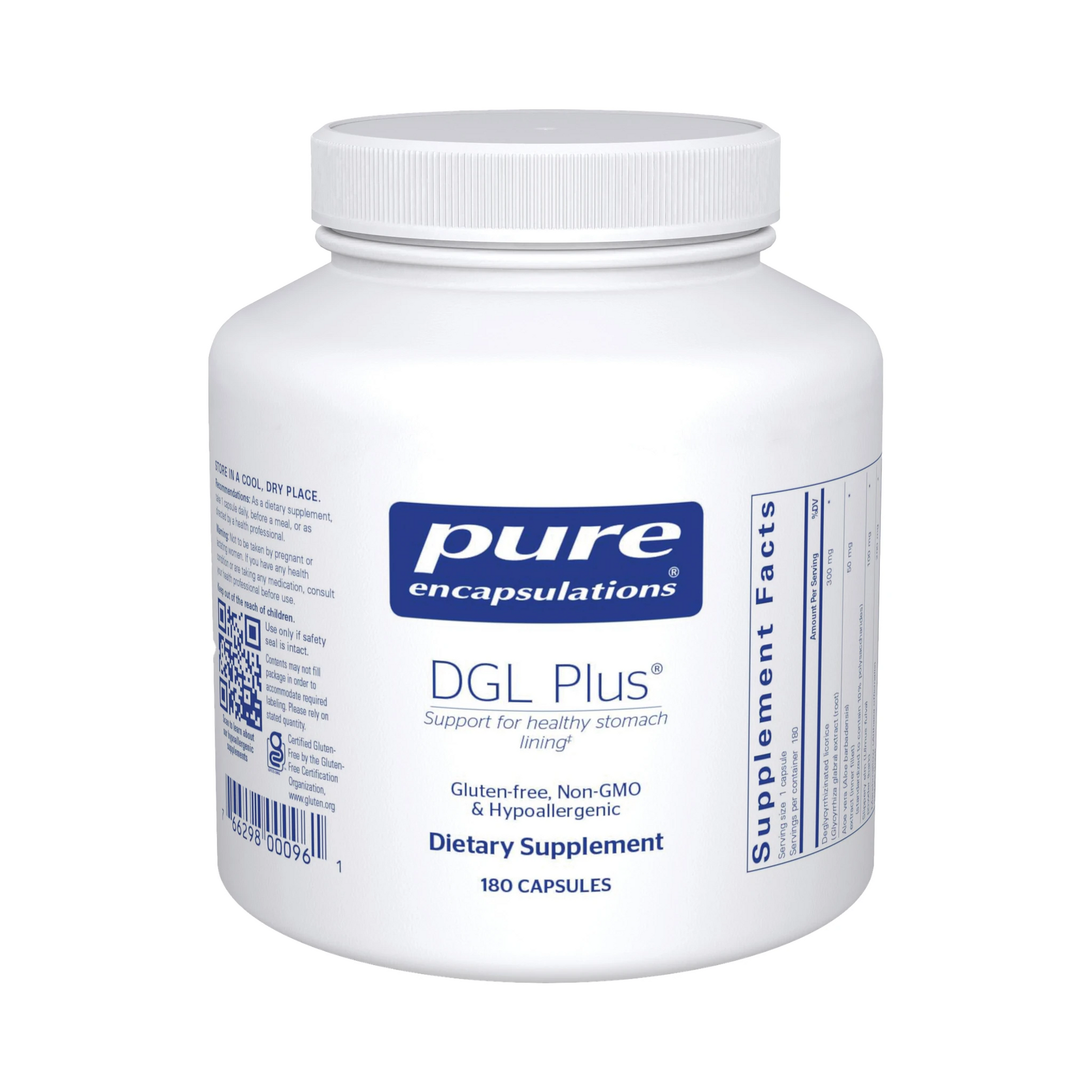 Pure Encapsulations DGL Plus 180 Capsules
