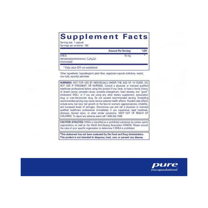 Pure Encapsulations DHEA 10mg 180 Capsules