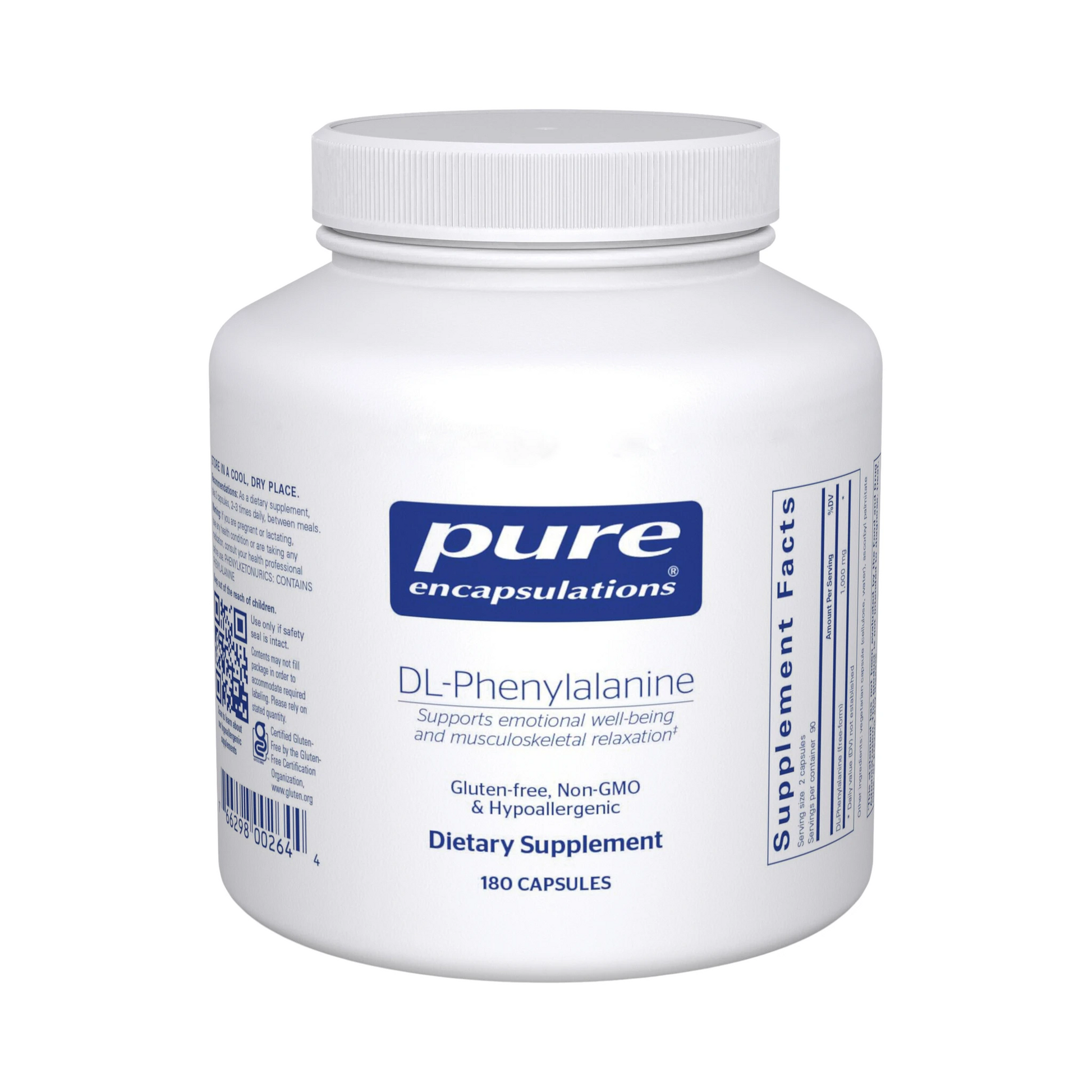 Pure Encapsulations DL-Phenylalanine 90 Capsules