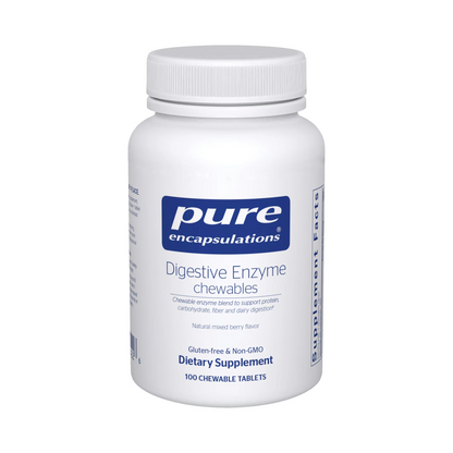 Pure Encapsulations Digestive Enzyme chewables 100 Chewable Tablets
