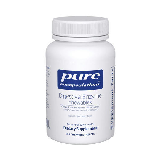Pure Encapsulations Digestive Enzyme chewables 100 Chewable Tablets