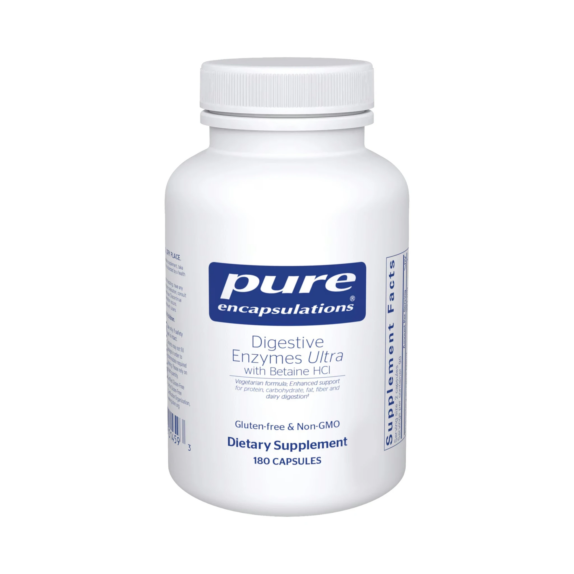 Pure Encapsulations Digestive Enzymes Ultra with Betaine HCl 180 Capsules