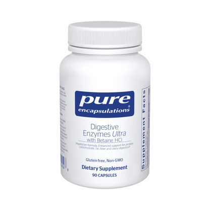 Pure Encapsulations Digestive Enzymes Ultra with Betaine HCl 90 Capsules