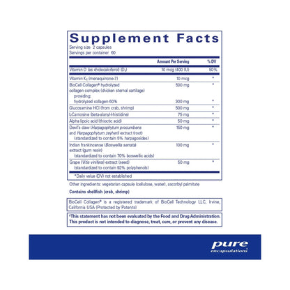 Pure Encapsulations Disc-Flex 120 Capsules