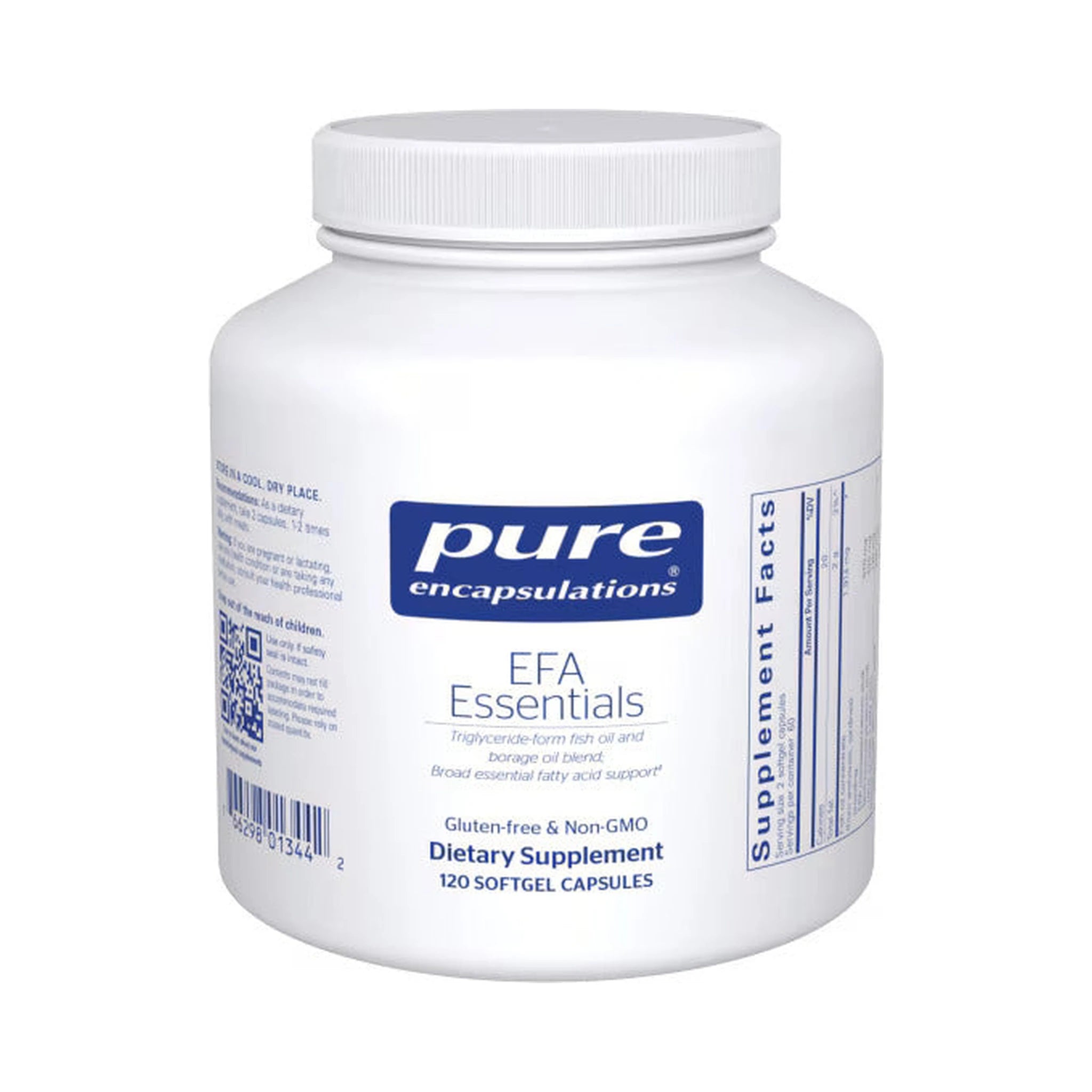 Pure Encapsulations EFA Essentials 120 Capsules – Wellness Supplement