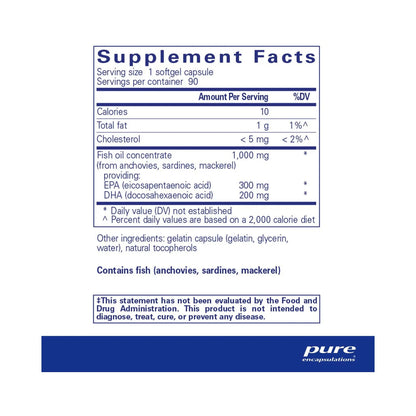 Pure Encapsulations EPA/DHA essentials 90 Capsules