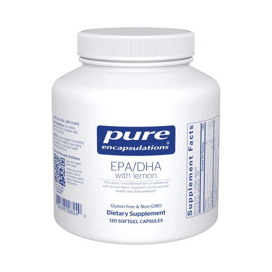Pure Encapsulations EPA/DHA with lemon 120 Capsules