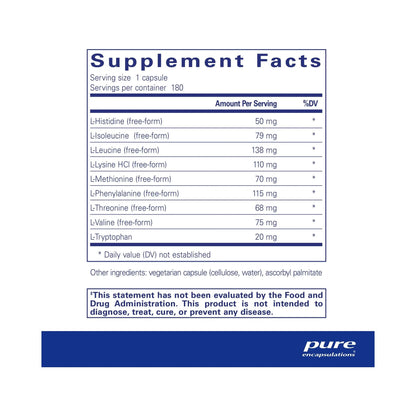 Pure Encapsulations Essential Aminos 180 Capsules