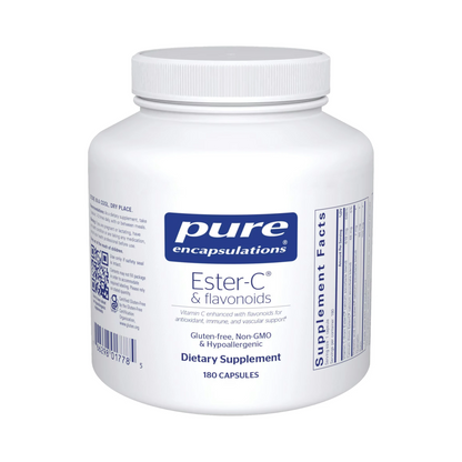 Pure Encapsulations Ester-C & flavonoids 180 Capsules