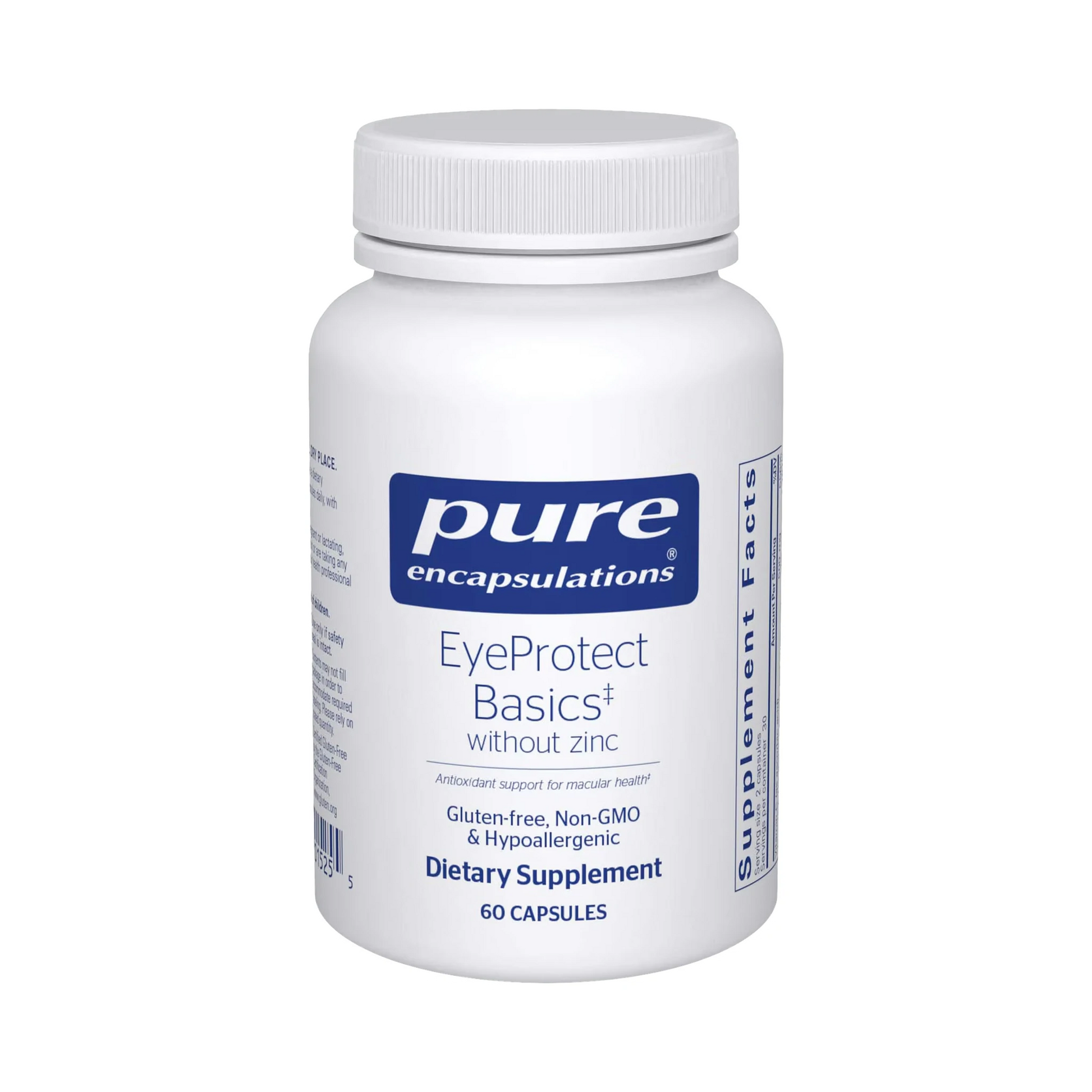 Pure Encapsulations EyeProtect Basics without zinc 60 Capsules
