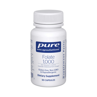Pure Encapsulations Folate 1000mcg 90 Capsules