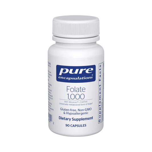Pure Encapsulations Folate 1000mcg 90 Capsules