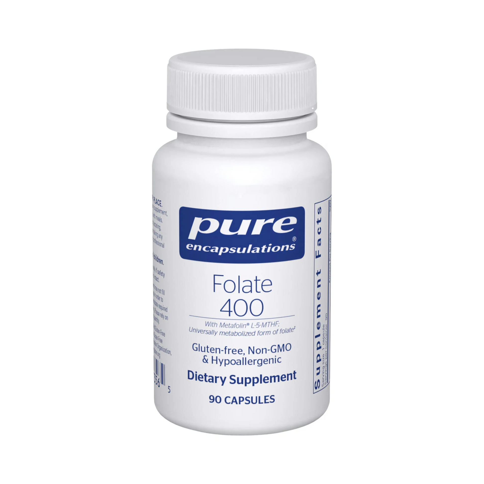 Pure Encapsulations Folate 400mcg 90 Capsules