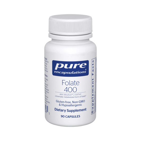 Pure Encapsulations Folate 400mcg 90 Capsules