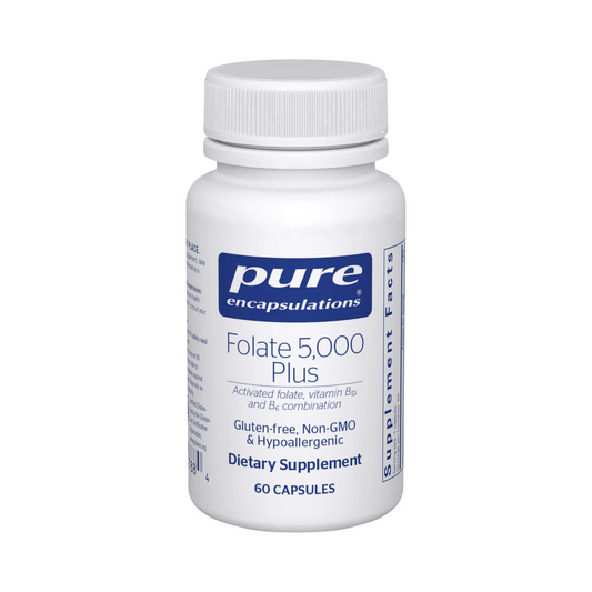 Pure Encapsulations Folate 5,000 Plus 60 Capsules