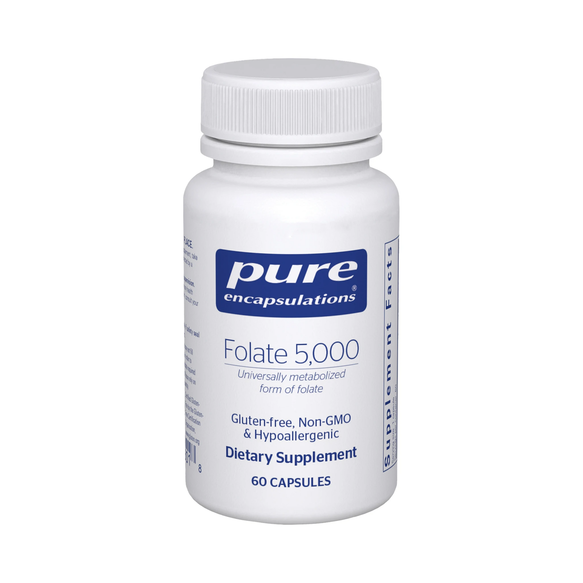 Pure Encapsulations Folate 5,000mcg 60 Capsules