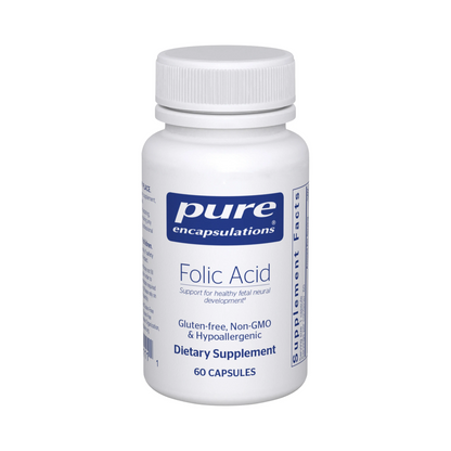 Pure Encapsulations Folic Acid 60 Capsules