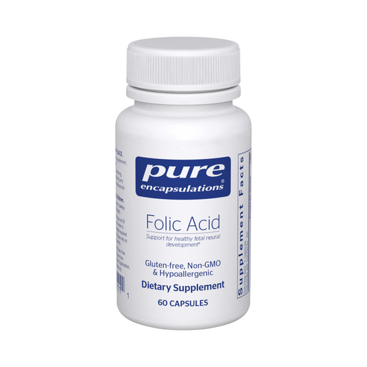 Pure Encapsulations Folic Acid 60 Capsules