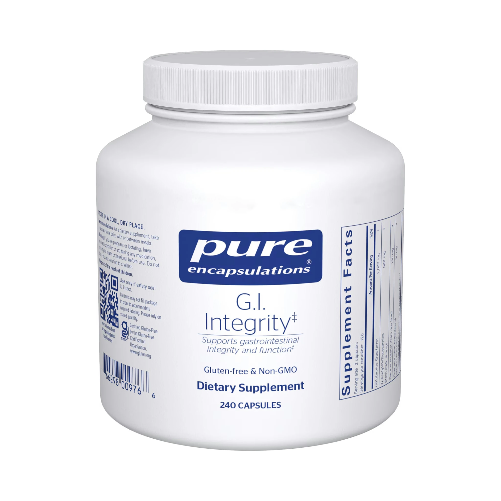 Pure Encapsulations G.I. Integrity 240 Capsules – Wellness Supplement