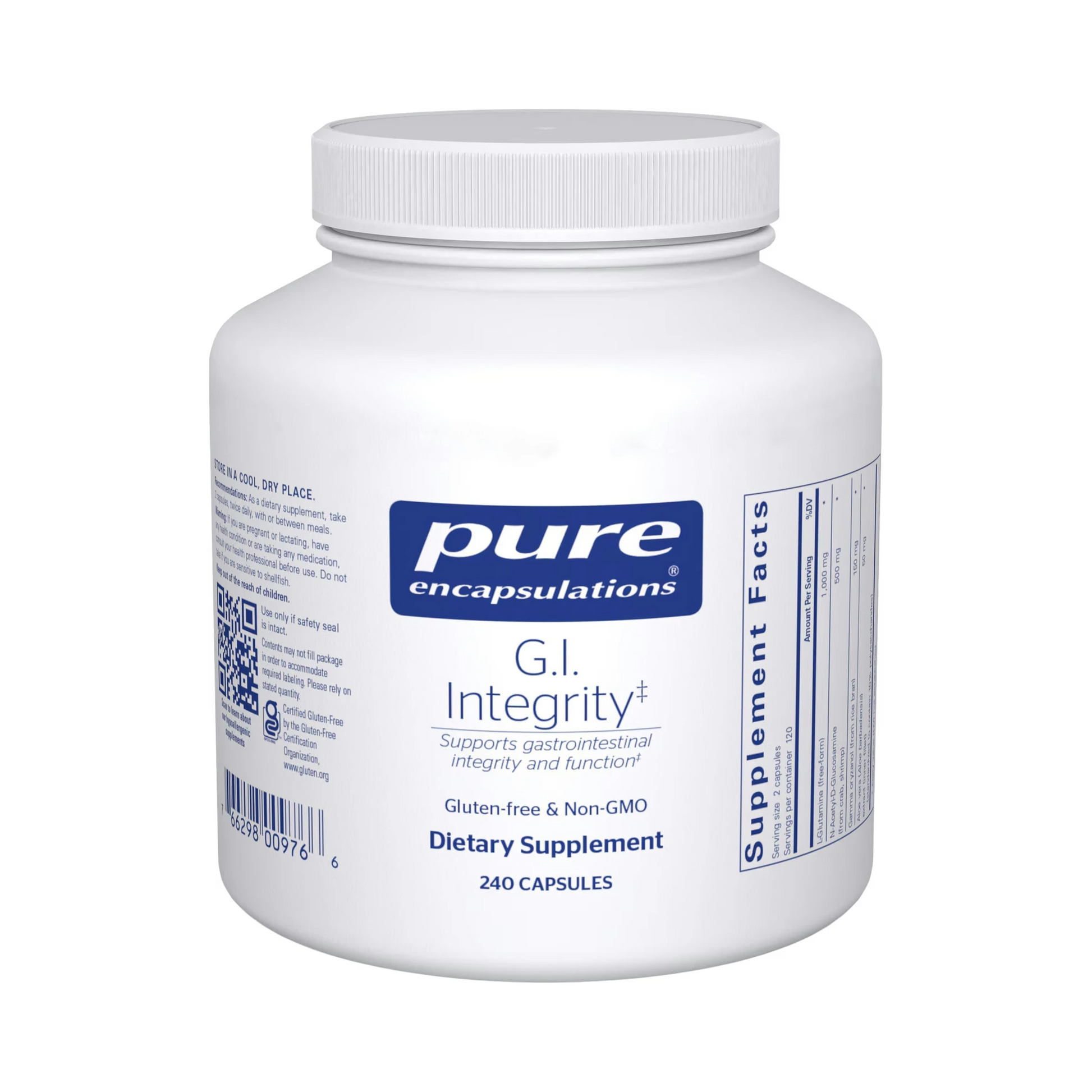 Pure Encapsulations G.I. Integrity 240 Capsules