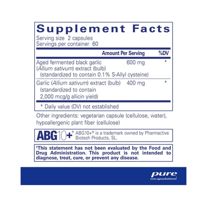 Pure Encapsulations Garlic Complex 120 Capsules