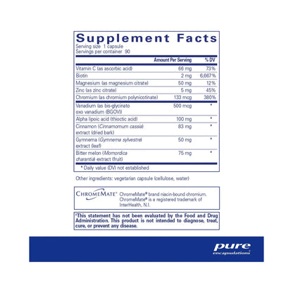 Pure Encapsulations GlucoFunction 90 Capsules
