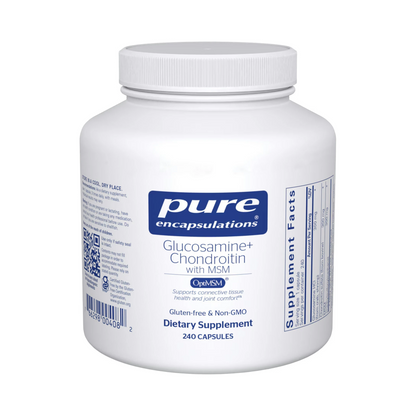 Pure Encapsulations Glucosamine Chondroitin with MSM 240 Capsules