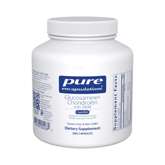 Pure Encapsulations Glucosamine Chondroitin with MSM 240 Capsules