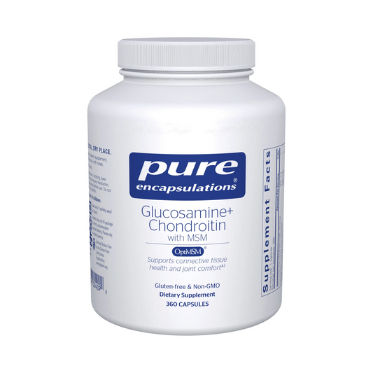 Pure Encapsulations Glucosamine Chondroitin with MSM 360 Capsules