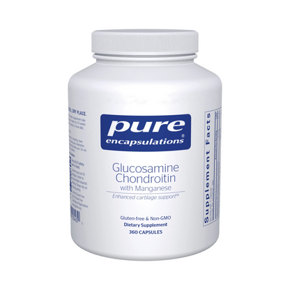Pure Encapsulations Glucosamine Chondroitin with Manganese 360 Capsules