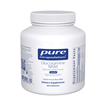 Pure Encapsulations Glucosamine/MSM with joint comfort herbs 180 Capsules