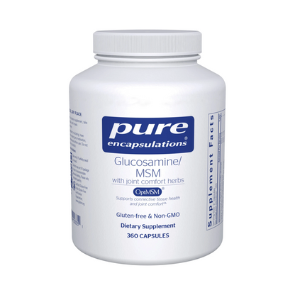 Pure Encapsulations Glucosamine/MSM with joint comfort herbs 360 Capsules