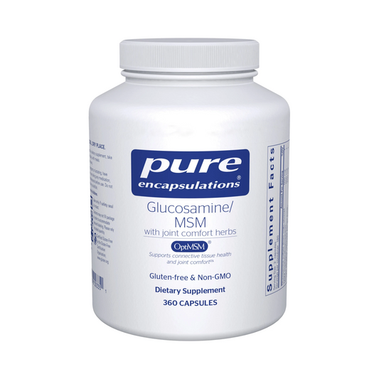 Pure Encapsulations Glucosamine/MSM with joint comfort herbs 360 Capsules