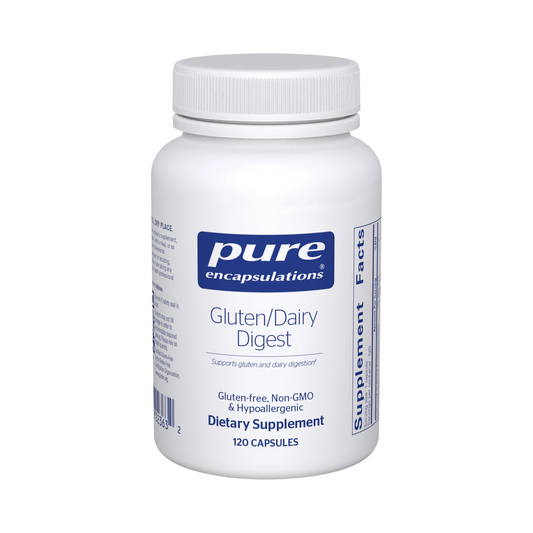 Pure Encapsulations Gluten/Dairy Digest 120 Capsules