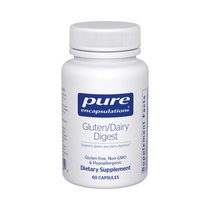 Pure Encapsulations Gluten/Dairy Digest 60 Capsules