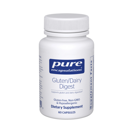 Pure Encapsulations Gluten/Dairy Digest 60 Capsules