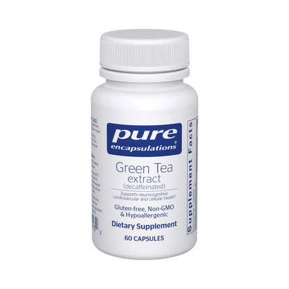 Pure Encapsulations Green Tea Extract (decaffeinated) 60 Capsules