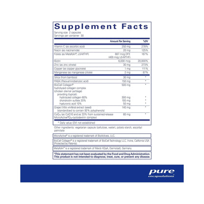 Pure Encapsulations Hair/Skin/Nails Ultra 60 Capsules