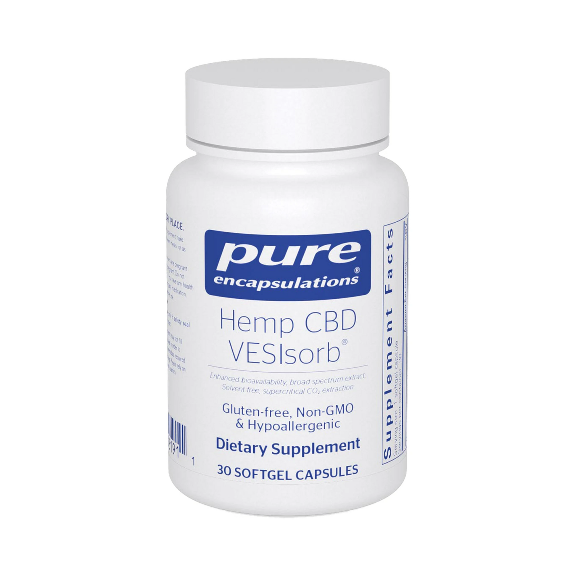 Pure Encapsulations Hemp CBD VESIsorb 30 Capsules