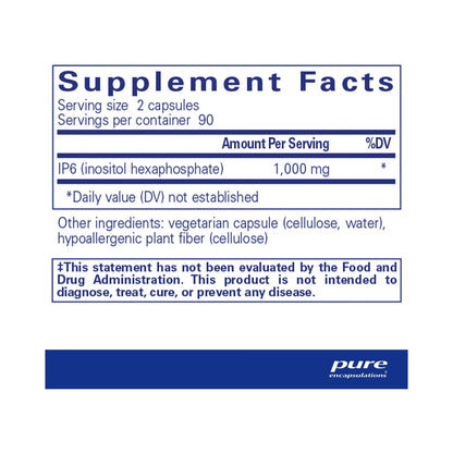Pure Encapsulations IP6 (inositol hexaphosphate) 180 Capsules