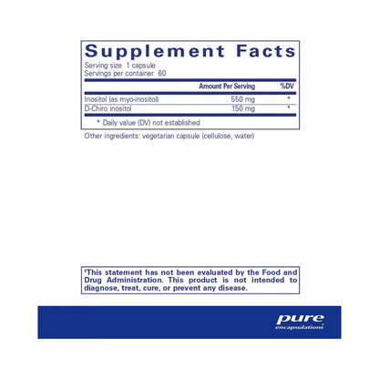 Pure Encapsulations Inositol Complex 60 Capsules
