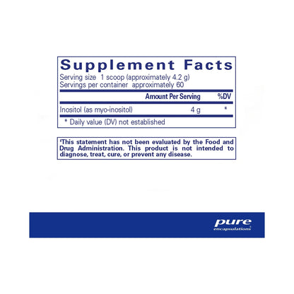 Pure Encapsulations Inositol (powder) 250g