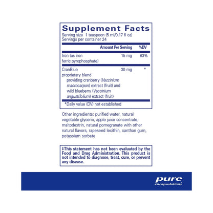 Pure Encapsulations Iron liquid 120mL
