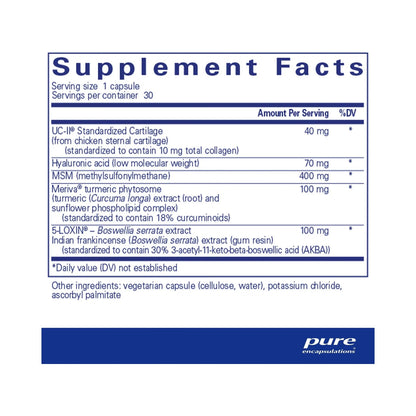 Pure Encapsulations Joint Complex (single dose) 30 Capsules