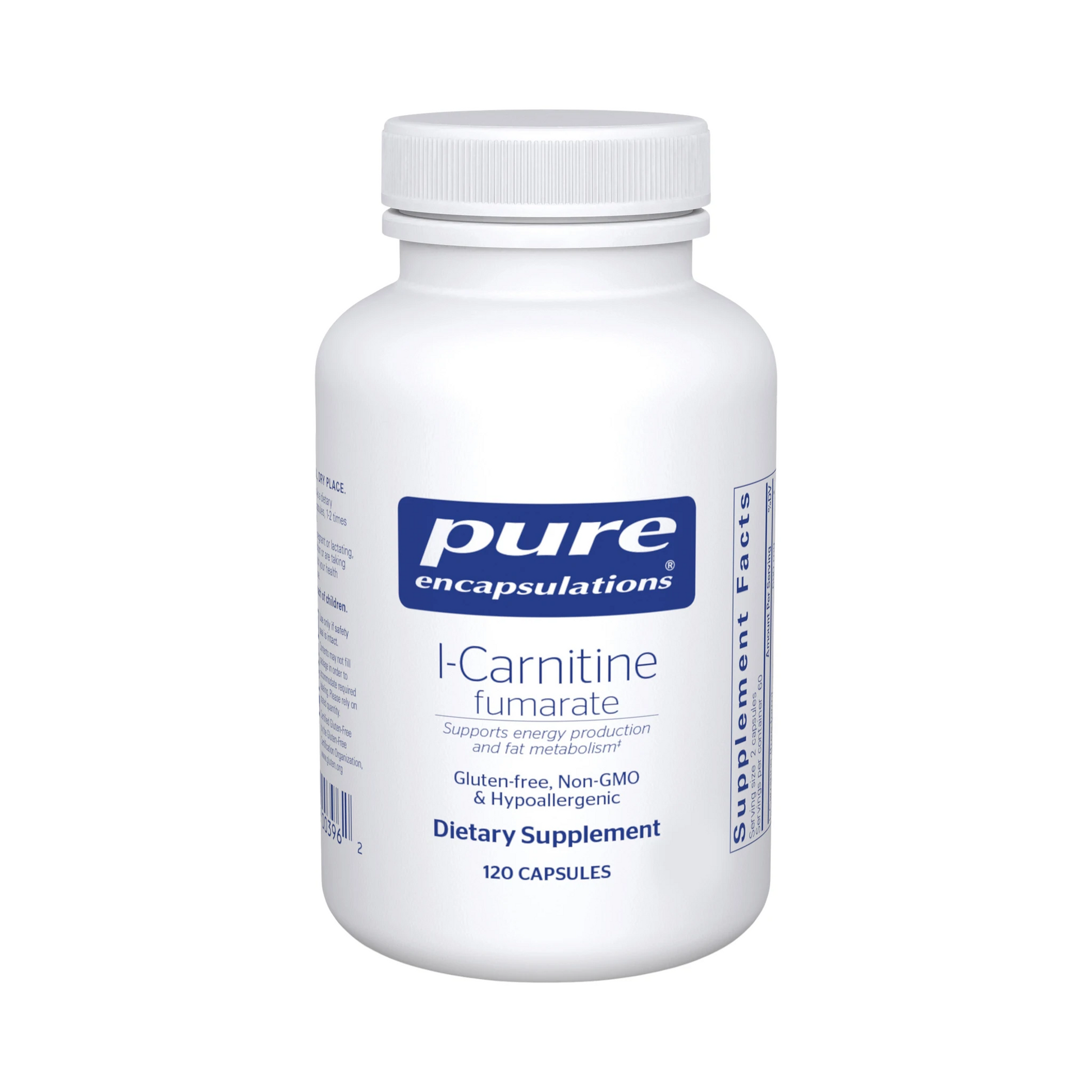 Pure Encapsulations L-Carnitine fumarate 120 Capsules