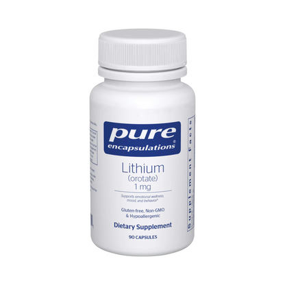 Pure Encapsulations Lithium (orotate) 1mg 90 Capsules