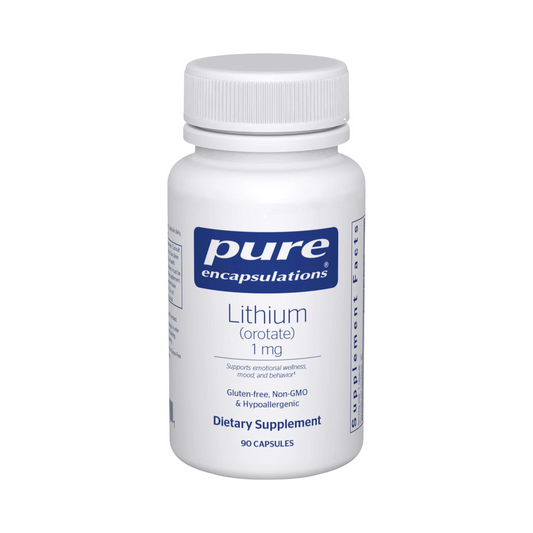 Pure Encapsulations Lithium (orotate) 1mg 90 Capsules