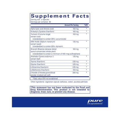 Pure Encapsulations Liver-G.I. Detox 120 Capsules